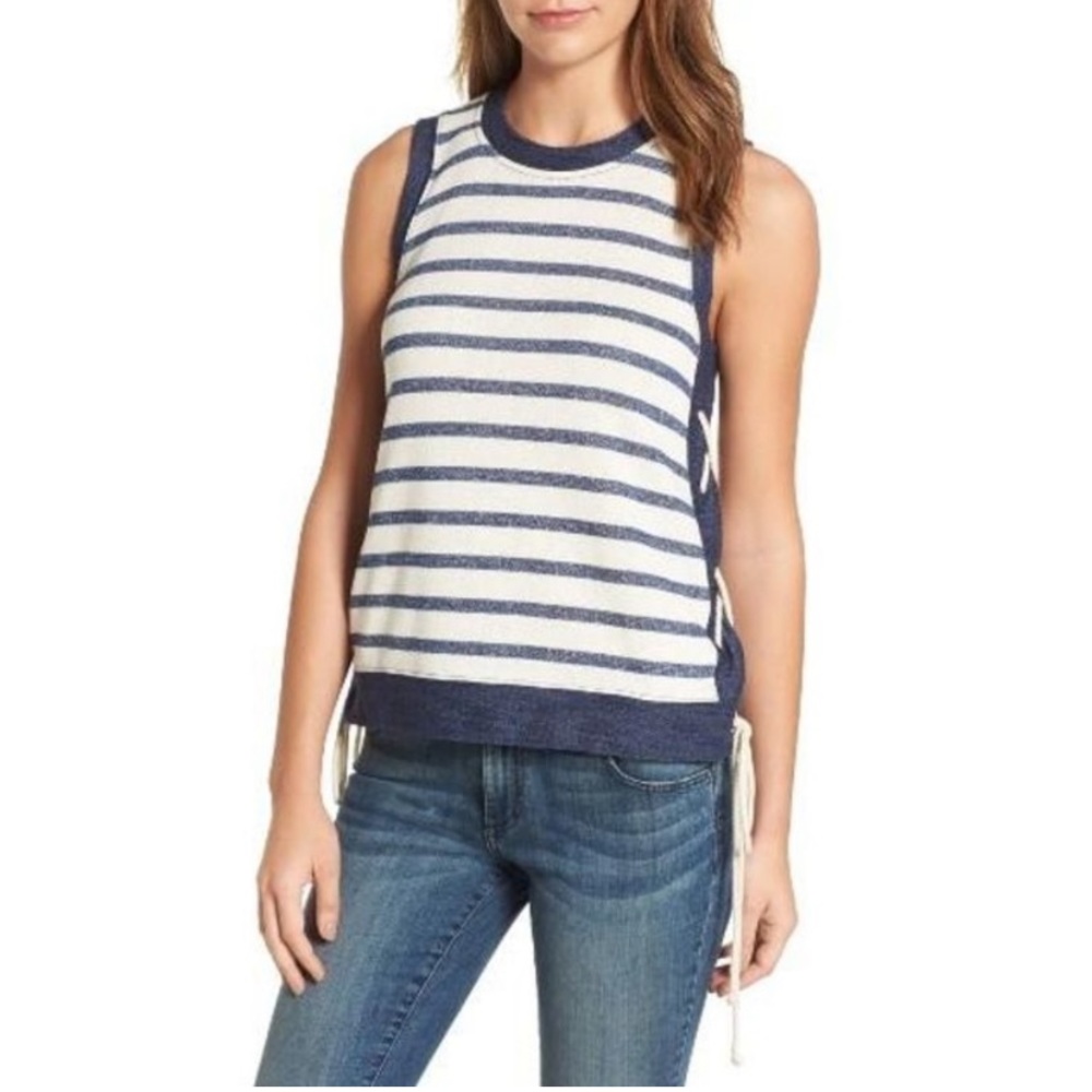 NWT Caslon Side Tie Sleeveless Tank Top